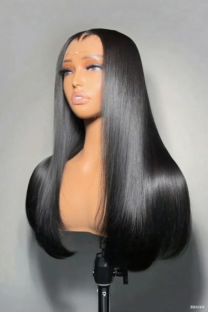 Luxury straight wig: