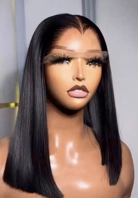 Luxury straight wig: