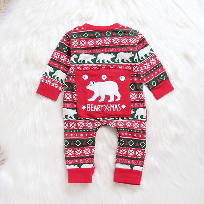 Infant Baby Boys Girls Christmas Santa XMAS Letter   