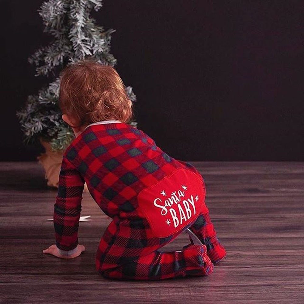 Infant Baby Boys Girls Christmas Santa XMAS Letter   