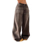 Straight leg trousers