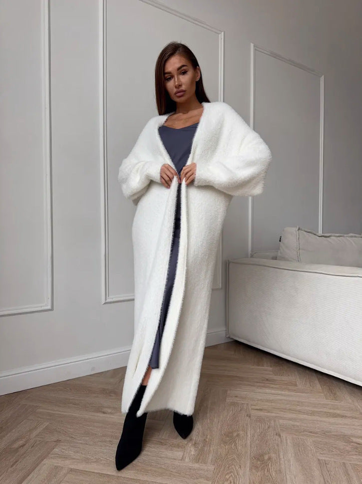 White sweater cardigan