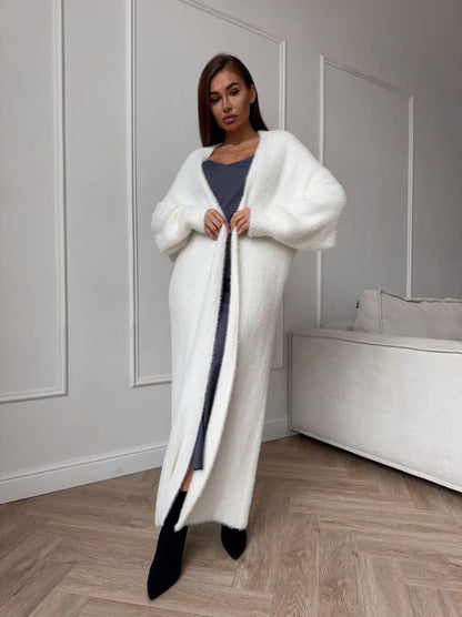 White sweater cardigan