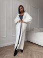 White sweater cardigan