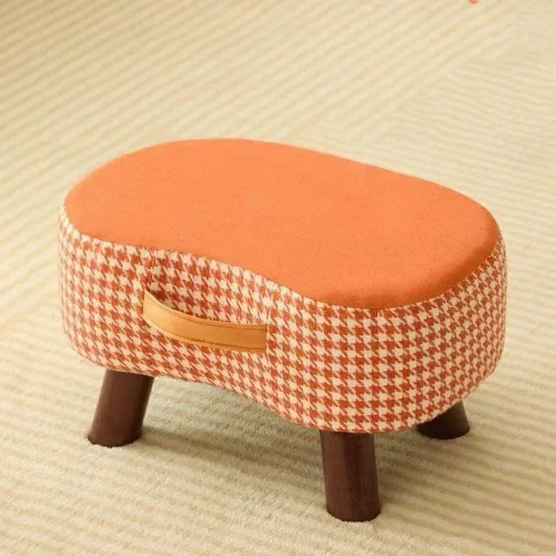 Sofa Footrests Soft Bag Chair Simple Change Shoes Stool Living Room Coffee Desk Footrest Repose Stools Small Table Low Chairs