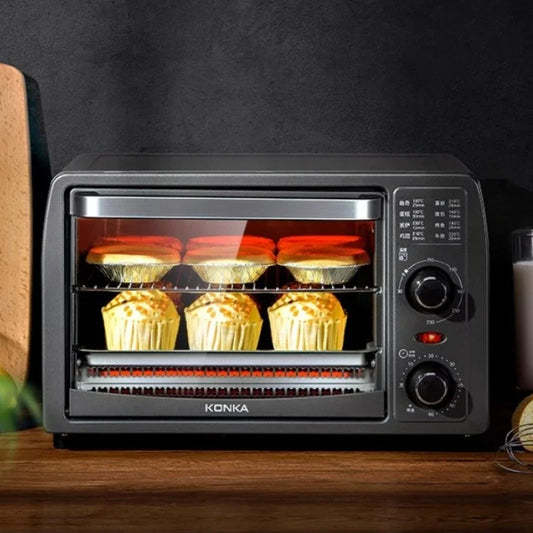 Multifunctional household electric oven 13L large capacity mini small oven low temperature fermentation timing baking cake