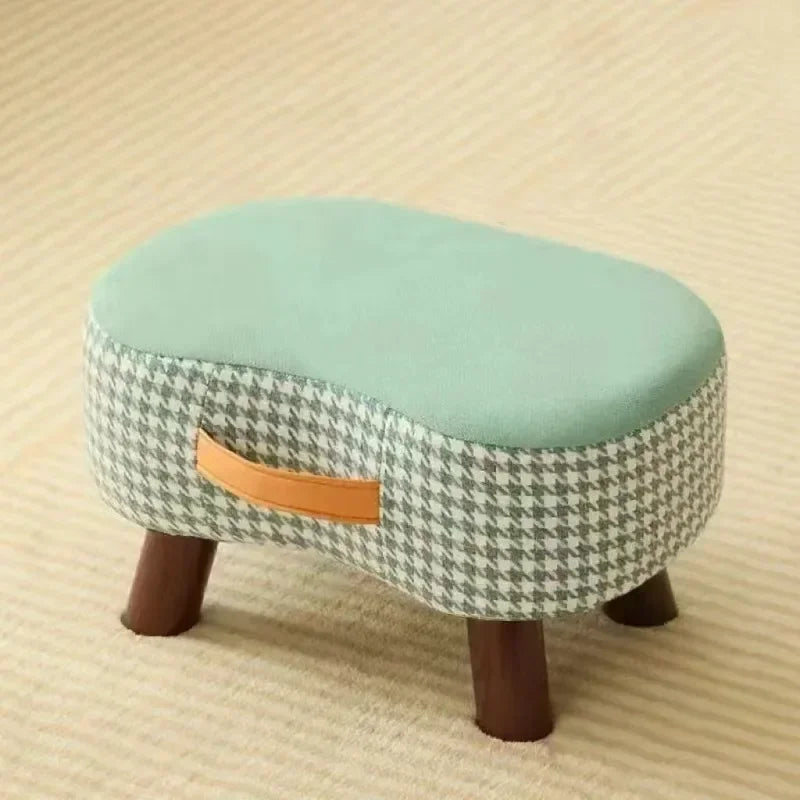 Sofa Footrests Soft Bag Chair Simple Change Shoes Stool Living Room Coffee Desk Footrest Repose Stools Small Table Low Chairs