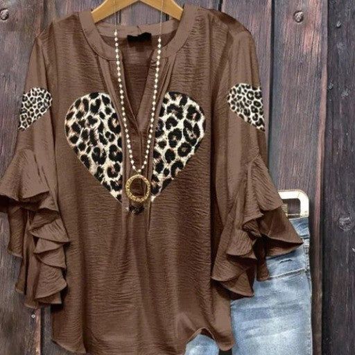 V-neck T-shirt for women
