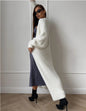 White sweater cardigan