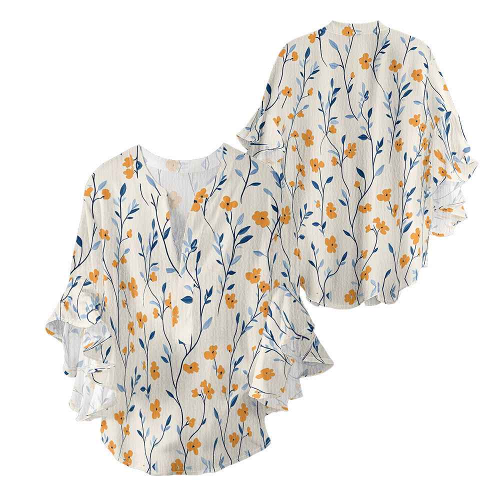 V-neck T-shirt for women